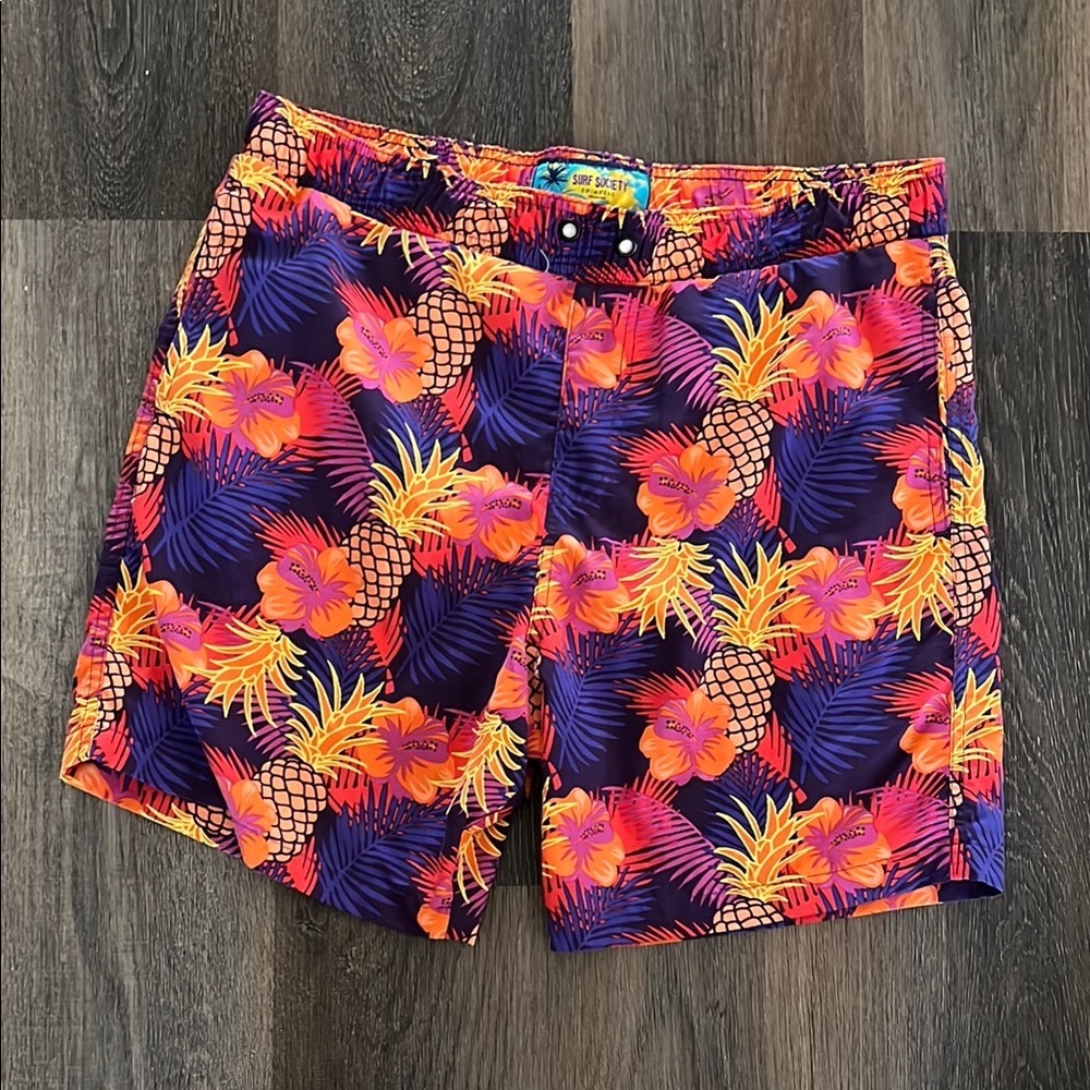 (6) Surf Society Tropical Hybrid Shorts